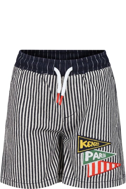 Kenzo Kids Kenzo Kids Multicolor Casual Shorts For Boy