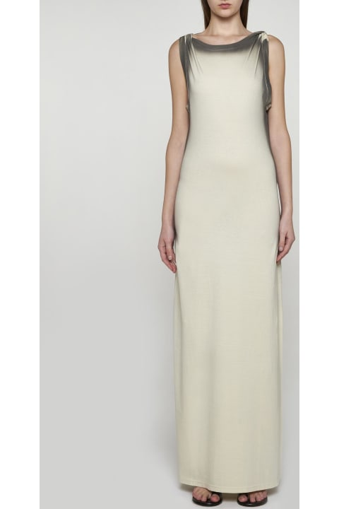 Dresses for Women Y/Project Twisted Shoulder Cotton Long Dress