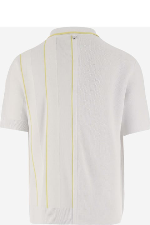 Topwear for Men Jacquemus Contrast Knitted Polo Shirt