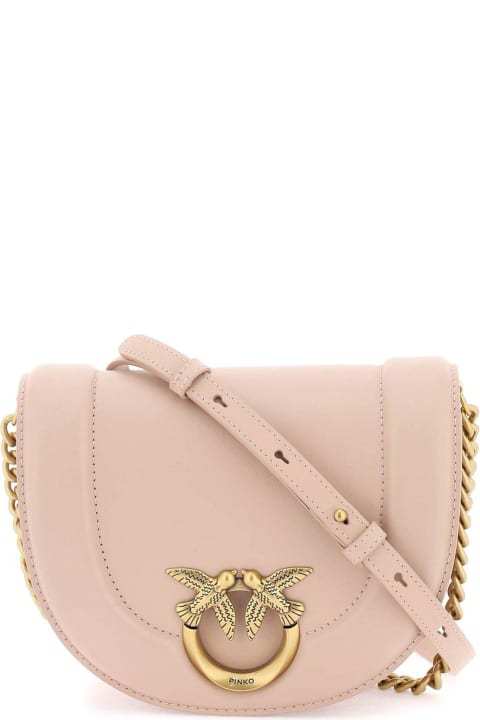 Fashion for Women Pinko Mini Love Round Click Crossbody Bag