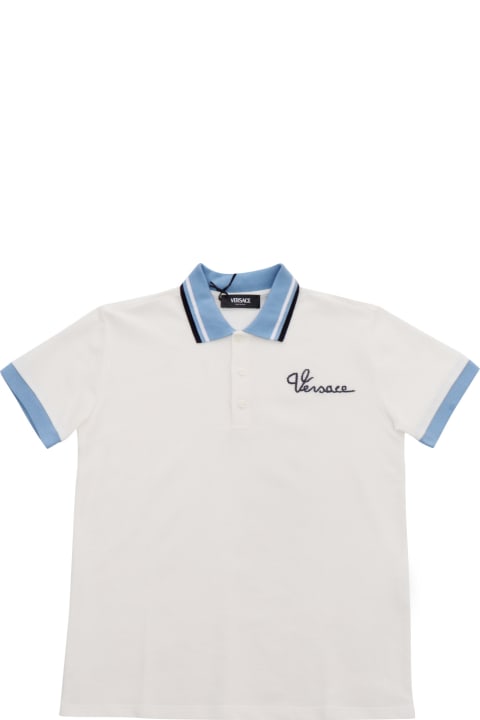 Versace for Kids Versace Polo With Logo