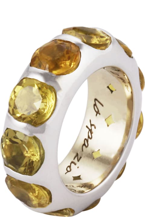 Rings for Women Lo Spazio Jewelry Lo Spazio Yellow Beryl Ring