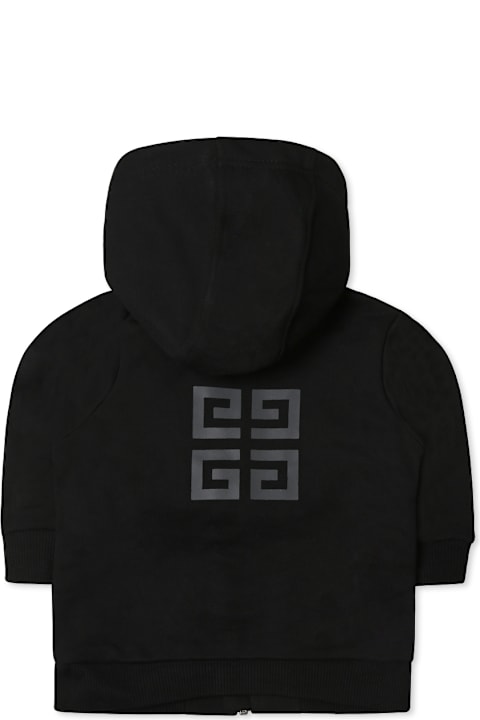 Givenchy Sweaters & Sweatshirts for Baby Boys Givenchy Black Sweatshirt For Baby Boy With Logo