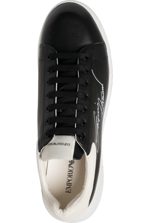 Emporio Armani Sneakers for Men Emporio Armani Leather Sneakers