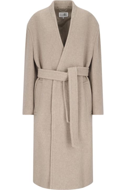 Homeware MM6 Maison Margiela Midi Belted Coat