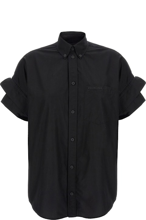 Homeware Balenciaga Turned-up Cuffed Shirt
