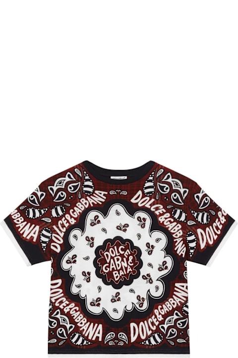 Dolce & Gabbana for Boys Dolce & Gabbana T-shirt Con Stampa