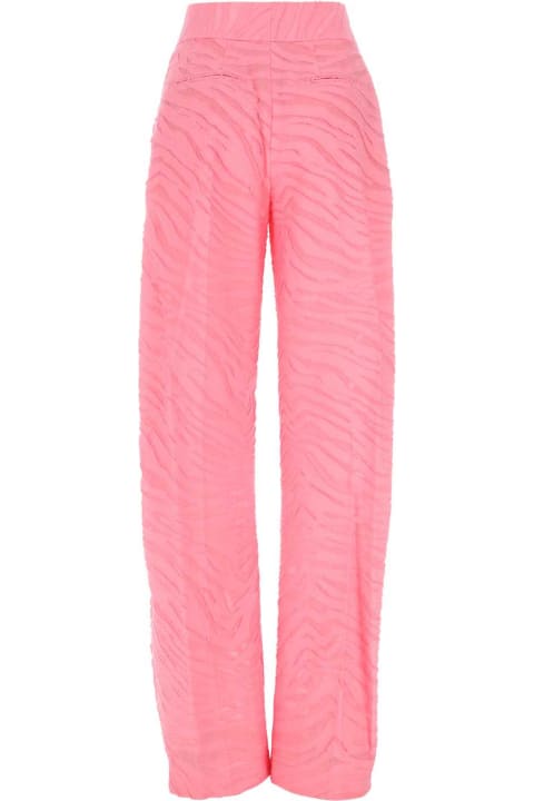 The Attico for Women The Attico Pink Cotton Blend Wide-leg Gary Pant