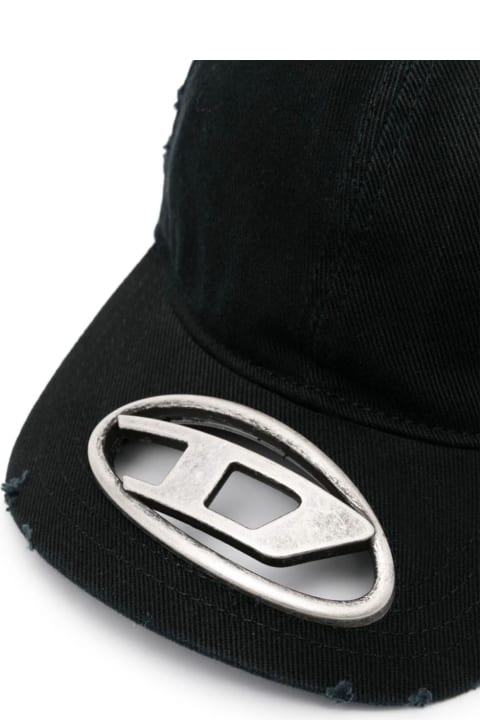 メンズ Dieselの帽子 Diesel Diesel Hats Black