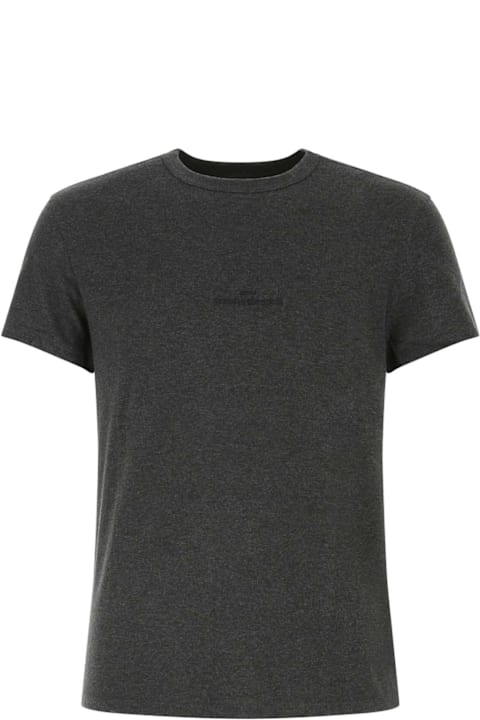 Sale for Men Maison Margiela Melange Charcoal Cotton T-shirt