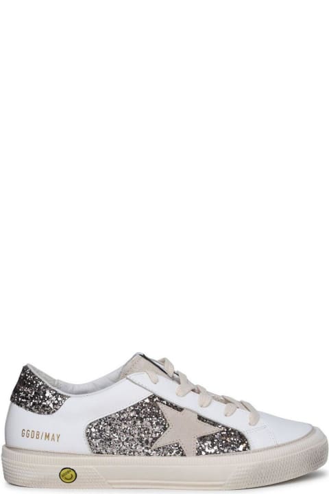 Shoes for Boys Golden Goose N May Star Glittered Sneakers