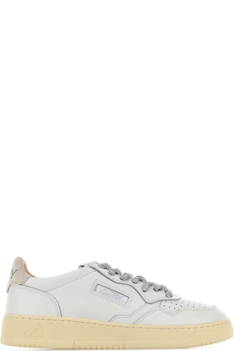 Autry White Leather Medalist Sneakers
