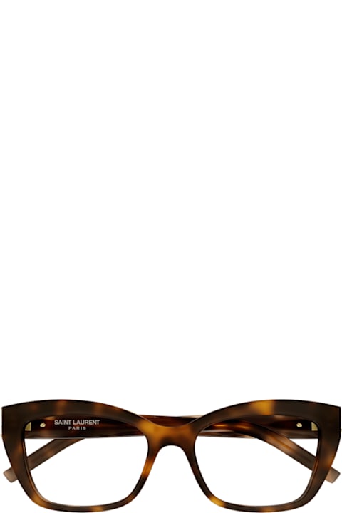 Saint Laurent Eyewear لـ Kids Saint Laurent Eyewear Saint Laurent Sl M117 Linea Monogram 002 Light Havana Glasses