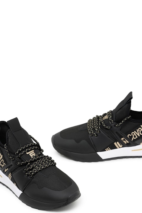Homeware Just Cavalli Just Cavalli Black Low Top Sneakers