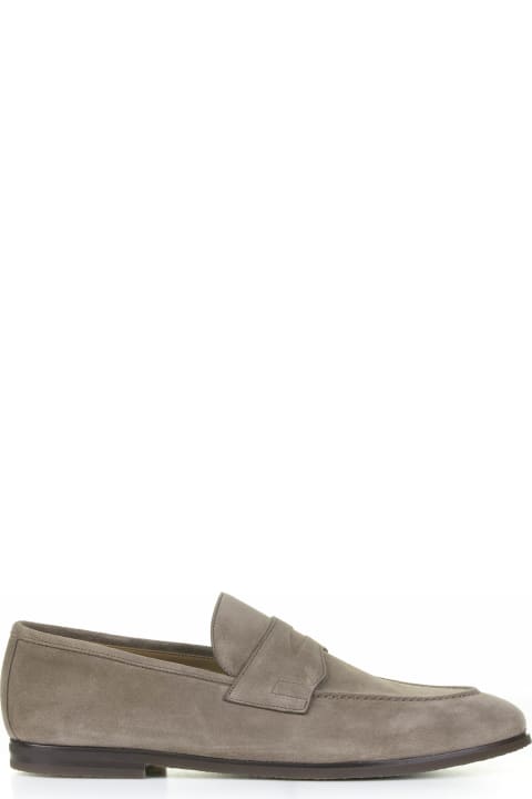 Loafers & Boat Shoes for Men Barrett Taupe Suede Moccasin