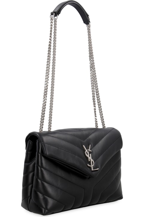Saint Laurent Loulou Leather Shoulder Bag