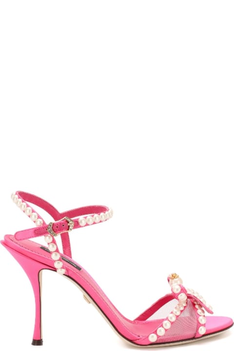 ウィメンズ Dolce & Gabbanaのシューズ Dolce & Gabbana Pearl-embellished Sandals