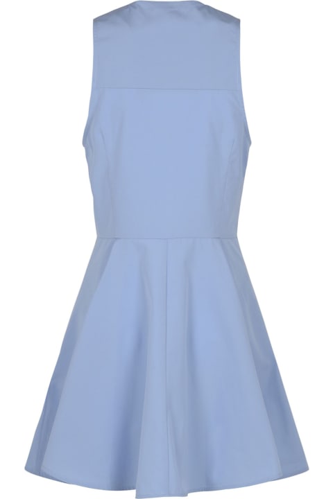 Clothing for Women Ami Alexandre Mattiussi Alice Blue Cotton Minidress