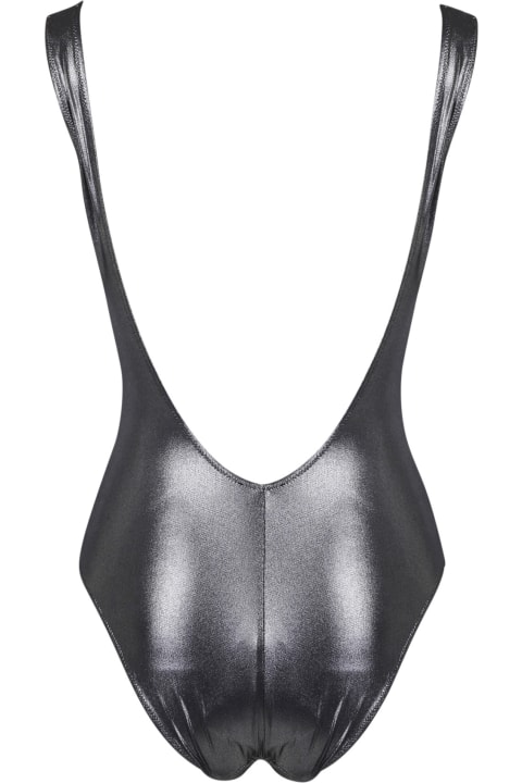 Swimwear for Women Dolce & Gabbana Dolce & Gabbana Kim Metallic U-neck Swimsuit