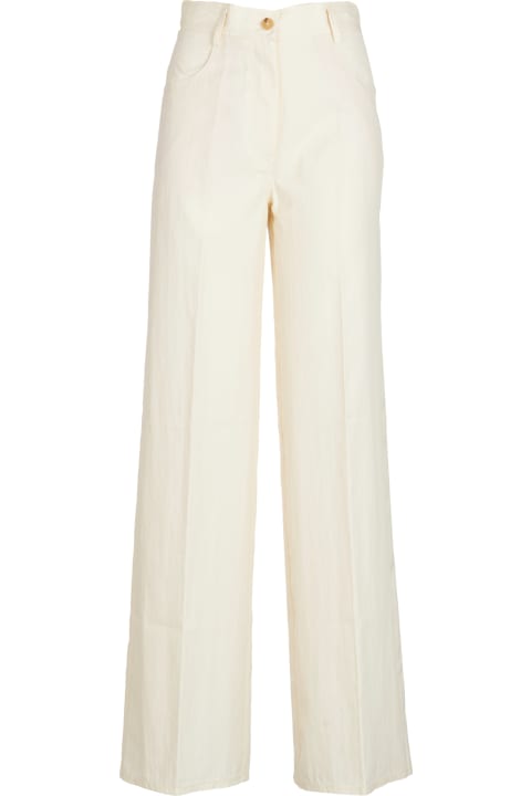 Pants & Shorts for Women Forte_Forte Straight Buttoned Trousers