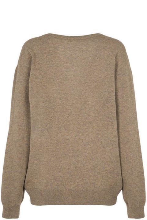 Lemaire Sweaters for Women Lemaire Drop Shoulder V-neck Jumper