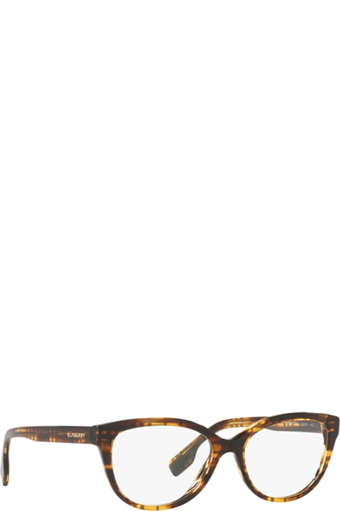 Burberry Eyewear Eyewear for Women Burberry Eyewear Be2357 Top Check / Striped Brown Glasses