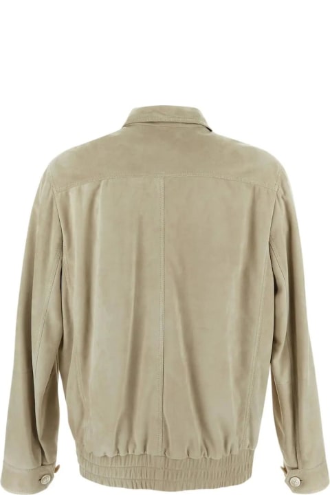 Coats & Jackets for Men Brunello Cucinelli Leather Jacket