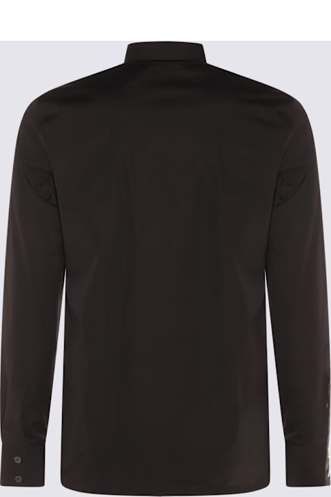 Alexander McQueen for Men Alexander McQueen Black Cotton Shirt