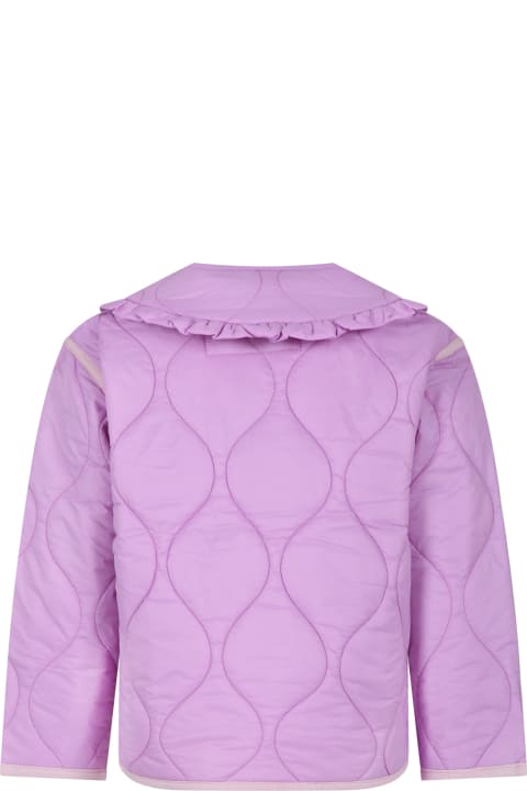 Coats & Jackets for Girls Molo Pink Down Jacket For Girl