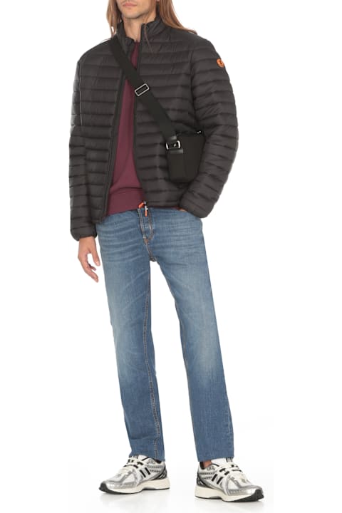 Save the Duck Coats & Jackets for Men Save the Duck Alexander Padded Short Jacket