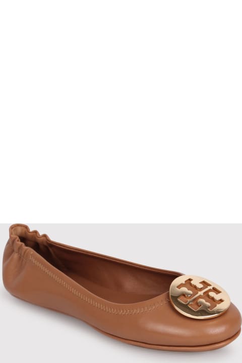 Tory Burch Flat Shoes for Women Tory Burch Tory Burch Minnie Ballerinas With Application