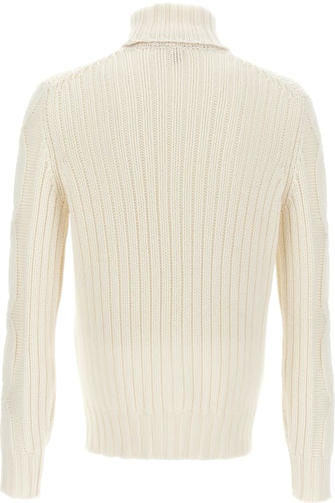 Brunello Cucinelli Clothing for Men Brunello Cucinelli Braided Cashmere Turtleneck Sweater