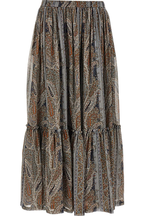 Skirts for Women Saint Laurent Paisley Skirt