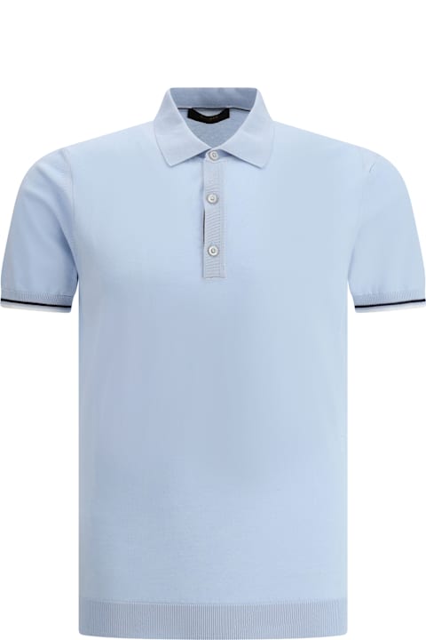 Moorer ملابس علوية لـ القسم الرجالي Moorer Cotton Polo Shirt