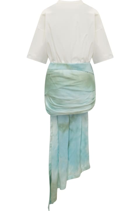 Off-White for Women Off-White Bow Tie-dye Dress