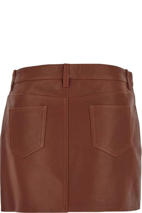 Etro for Women Etro Leather Mini Skirt