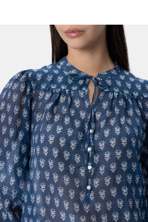 Homeware MC2 Saint Barth Woman Silk Voile Blouse Harper