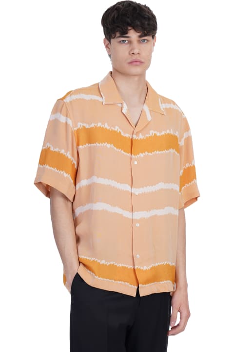 Shirt In Orange Viscose