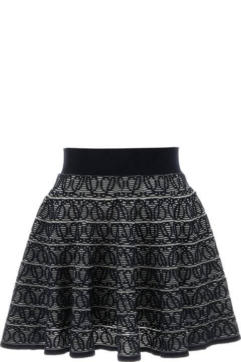 Loewe Skirts for Women Loewe Embroidered Cotton Blend Skirt