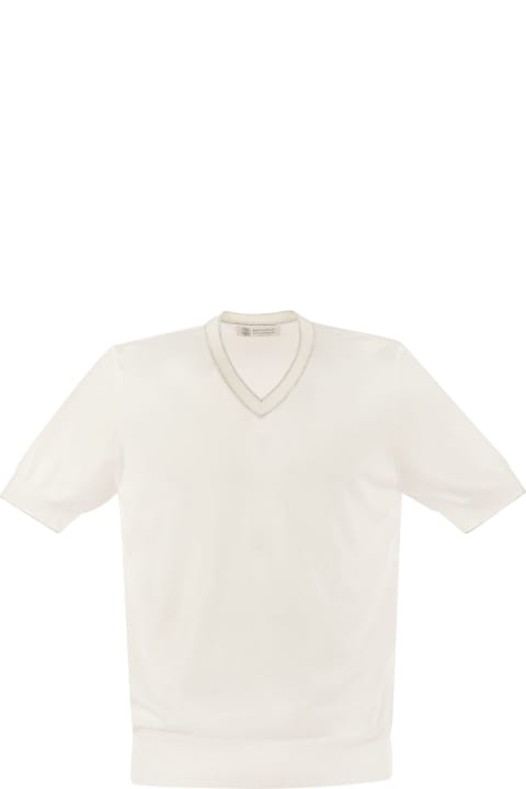Fashion for Men Brunello Cucinelli Lightweight Cotton V-neck T-shirt