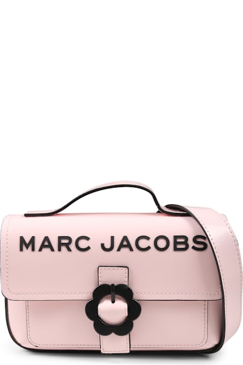 Little Marc Jacobs إكسسورات وهدايا لـ بنات Little Marc Jacobs Pink Bag For Girl With Logo