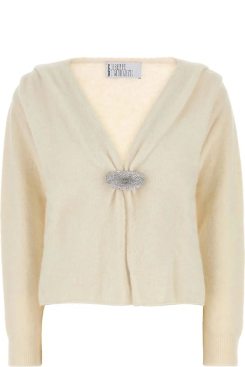 Giuseppe di Morabito for Women Giuseppe di Morabito Ivory Stretch Alpaca Blend Cardigan