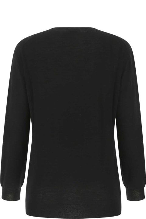 Prada Sweaters for Women Prada Black Cashmere Blend Sweater