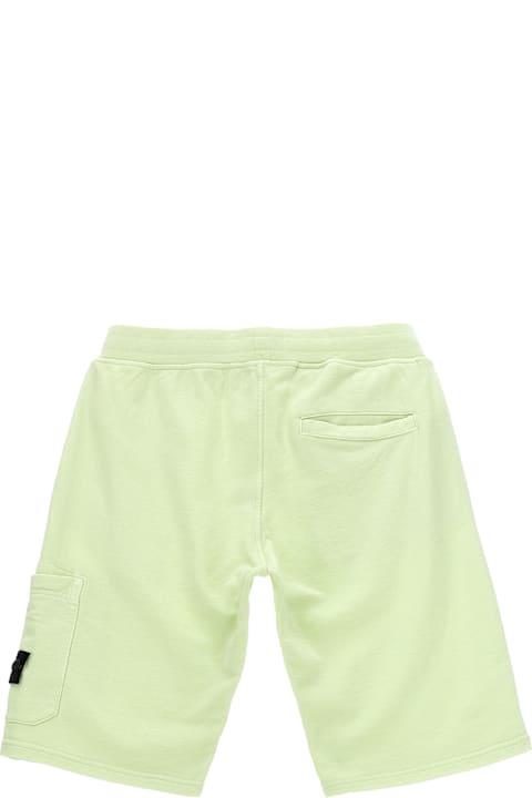 Homeware Stone Island Junior Cargo Badge Logo Bermuda Shorts