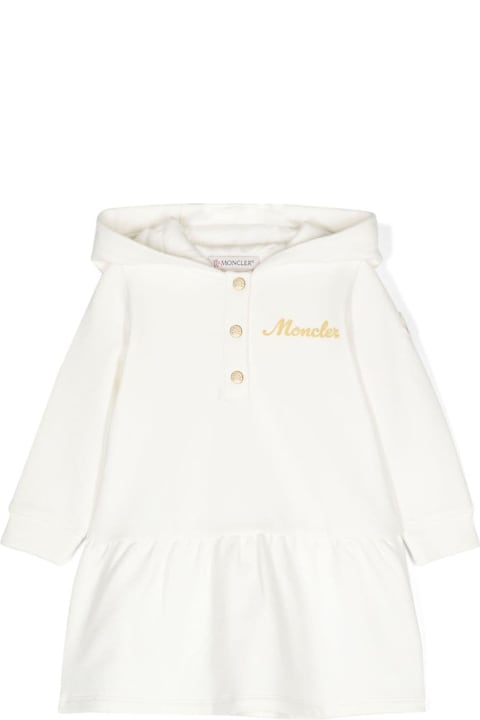 Moncler Dresses for Baby Girls Moncler White Dress Baby Girl