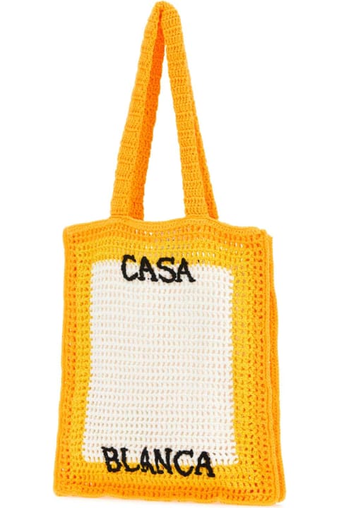 Casablanca for Women Casablanca Multicolor Crochet Shopping Bag