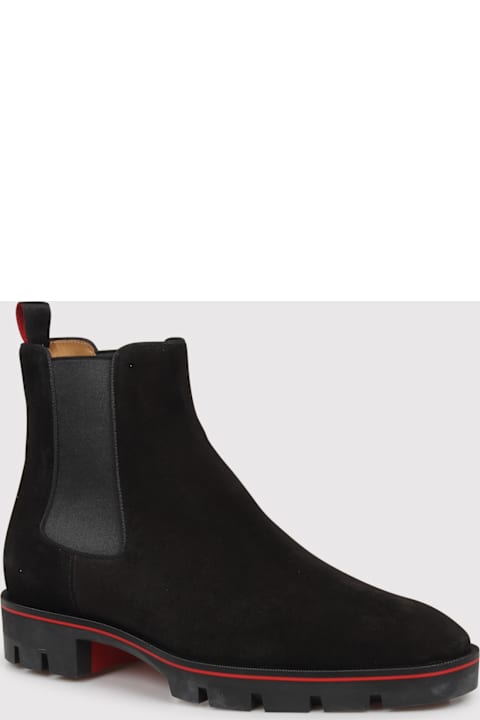 Christian Louboutin Boots for Men Christian Louboutin Alpinosol Flat Ankle Boots