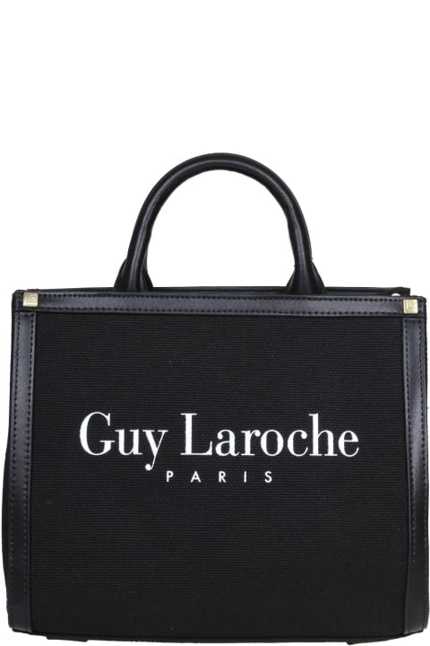 Guy Laroche, Bags, Guy Laroche Logo Italian Black Handbag