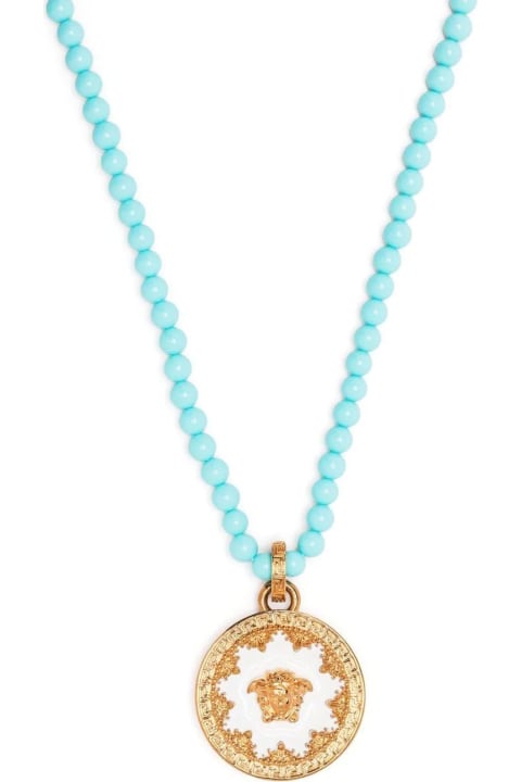 Necklaces for Men Versace Coral Pendant Necklace