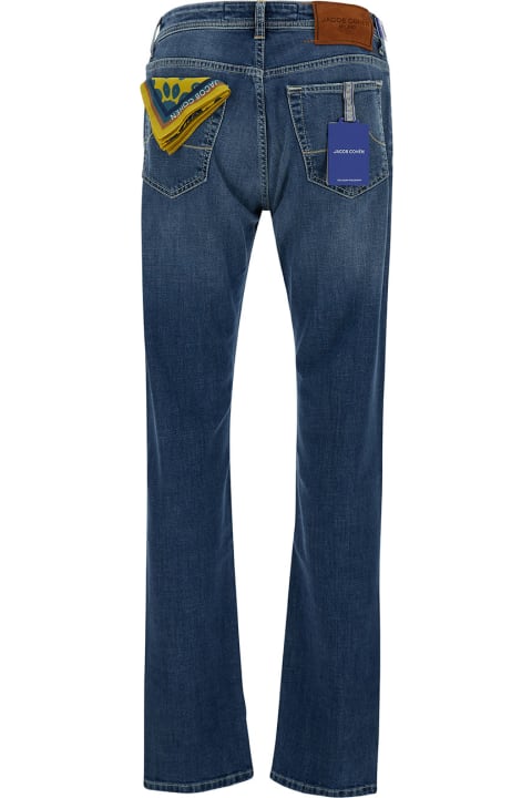 Jacob Cohen Clothing for Men Jacob Cohen Blue Slim Five-pocket Jeans In Cotton Denim Man